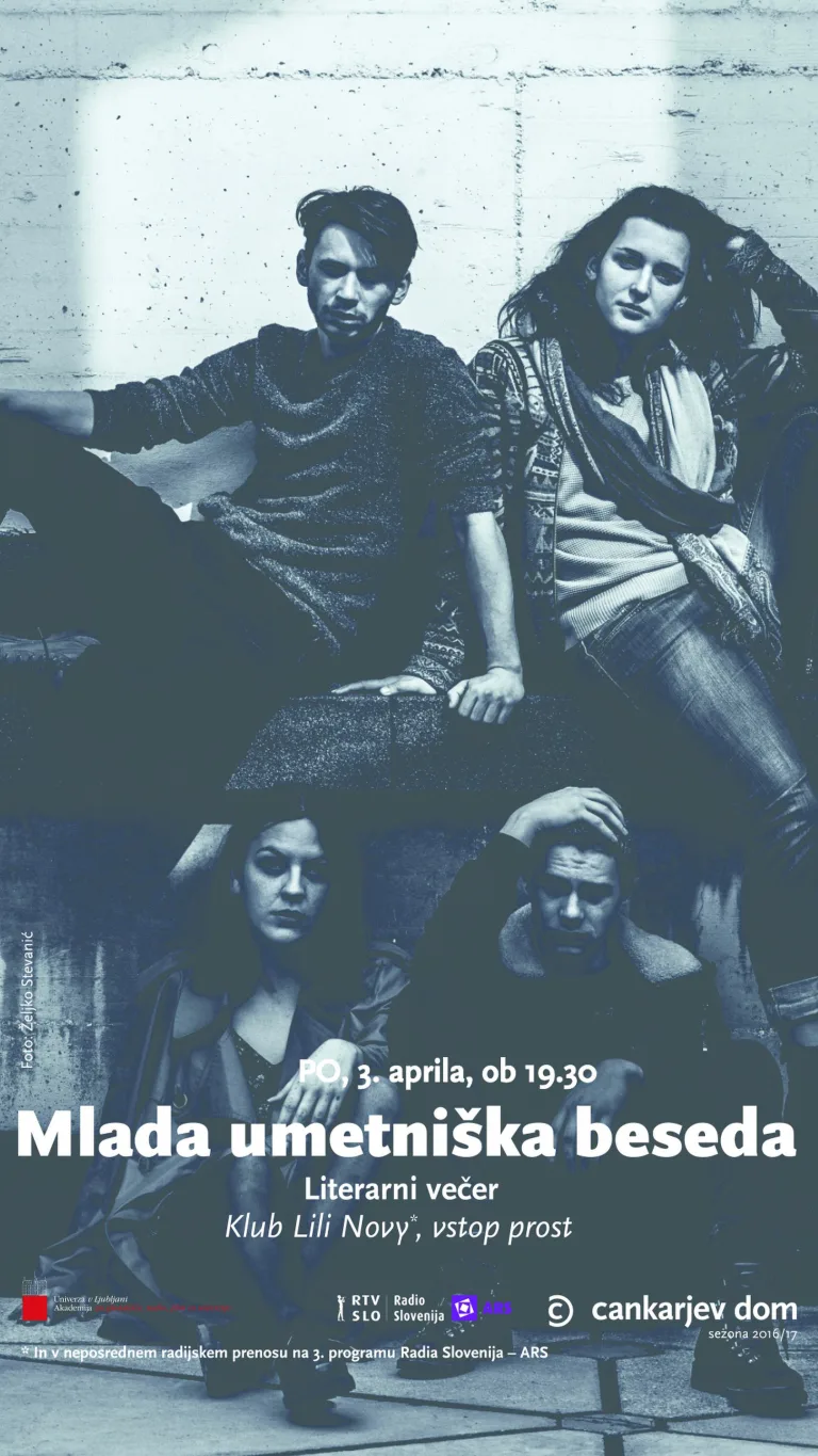 Mlada umetniška beseda, Dogodek, Trubarjeva, Oddelek za gledališče in radio, 2016