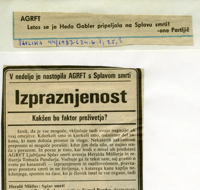 Splav smrti, 2 fotografiji, Fotografija