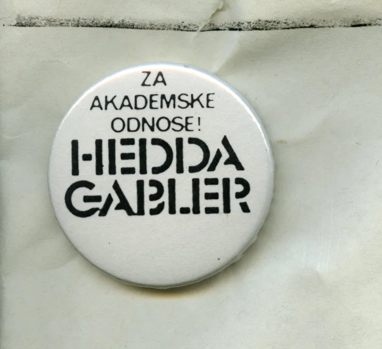 Hedda Gabler ali Bojkot 1986, Dogodek, Nazorjeva, 1986