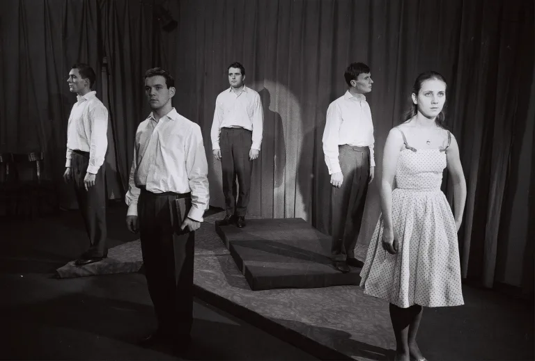 Večer umetniške besede – prvi nastop na radiu, Produkcija, Nazorjeva, Oddelek za gledališče in radio, 1962