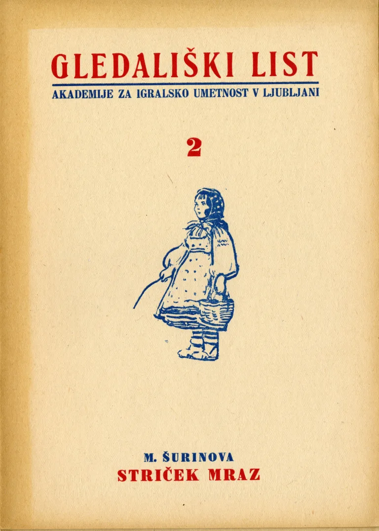 Striček Mraz, Produkcija, Dukičevi bloki, Oddelek za gledališče in radio, 1947